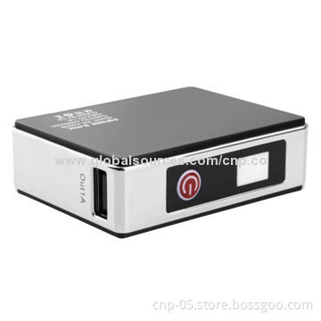 Universal Power Bank for iPhone and Other Smartphones, 5,200mAh Capacity, 5V DC/1,000mA Input